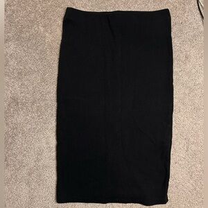 Zara Ribbed Pencil Skirt